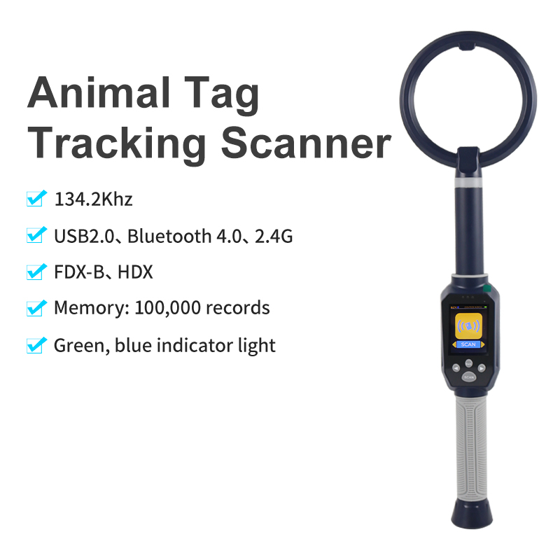 Livestock Ear Tag - Czytnik RFID Long Stick 134.2khz HDX