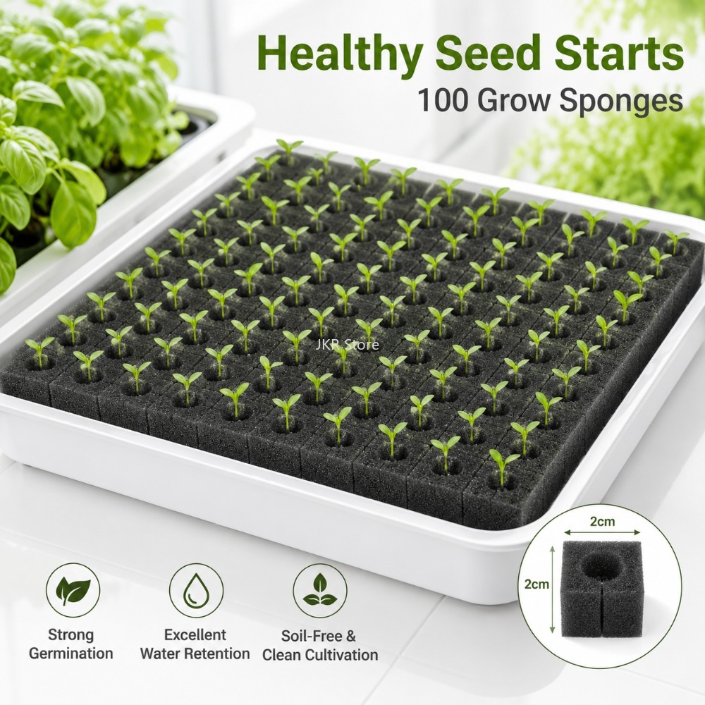 100 szt. Gąbkowe wkłady hydrop – Nursery Plug Tray recenzja i cena